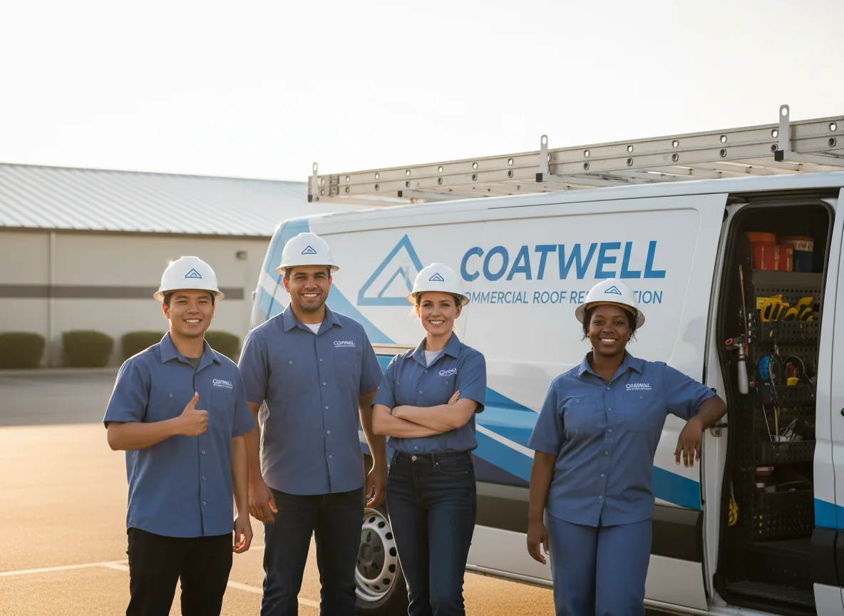 Commercial roof coating company in Whittier, NC